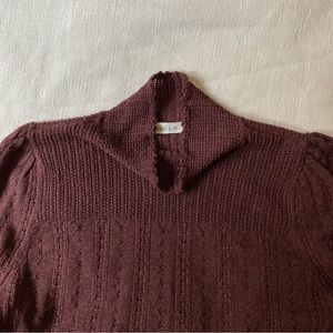 Doen Minou Turtleneck in Antique Walnut Like New